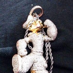 It's a diamond and gold Popeye chain
